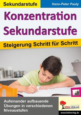 Konzentration Sekundarstufe