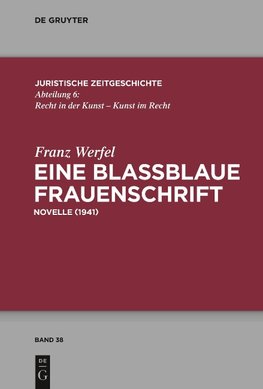 Eine blaßblaue Frauenschrift