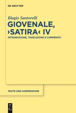 Giovenale, "Satira" IV