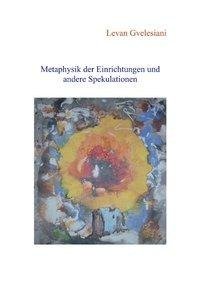 Metaphysik der Einrichtungen und andere Spekulationen