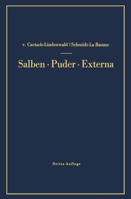 Salben · Puder · Externa