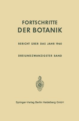 Bericht über das Jahr 1960