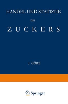 Handel und Statistik des Zuckers