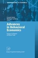 Advances in Behavioral Economics