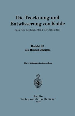 Die Trocknung und Entwässerung von Kohle