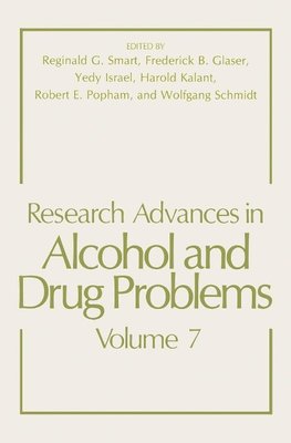 Research Advances in Alcohol and Drug Problems