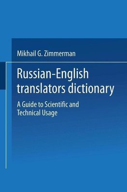 Russian-English Translators Dictionary