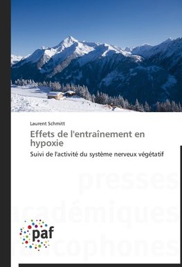 Effets de l'entraînement en hypoxie