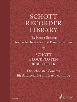 Schott Recorder Library. Alt-Blockflöte und Basso continuo