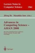 Advances in Computing Science - ASIAN 2000