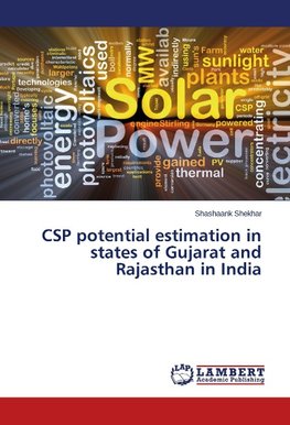 CSP potential estimation in states of Gujarat and Rajasthan in India