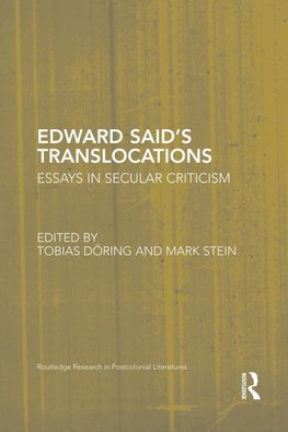 Edward Said's Translocations