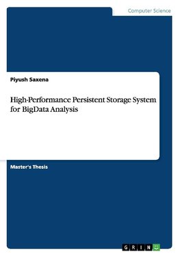 High-Performance Persistent Storage System for BigData Analysis