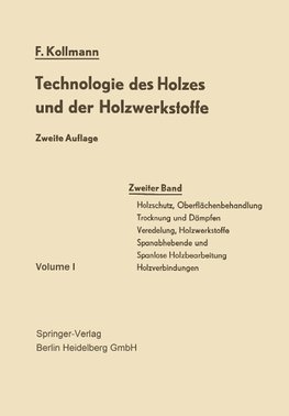 Technologie des Holzes und der Holzwerkstoffe