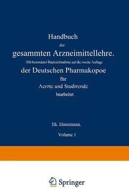 Handbuch der gesammten Arzneimittellehre