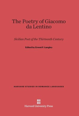 The Poetry of Giacomo da Lentino