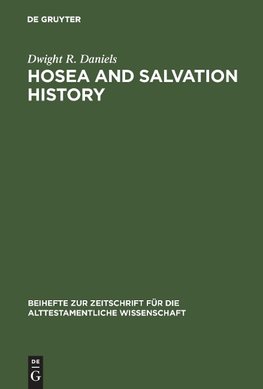 Hosea and Salvation History