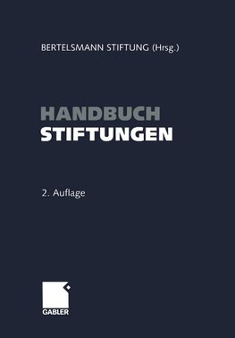 Handbuch Stiftungen