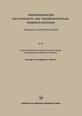 Forschungsberichte des Wirtschafts- und Verkehrsministeriums Nordrhein-Westfalen