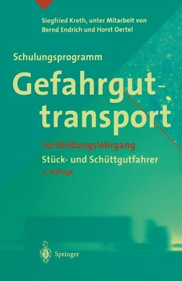 Schulungsprogramm Gefahrguttransport