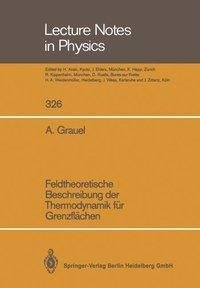 Feldtheoretische Beschreibung der Thermodynamik für Grenzflächen