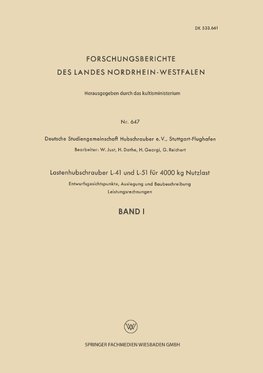 Lastenhubschrauber L-41 und L-51 für 4000 kg Nutzlast