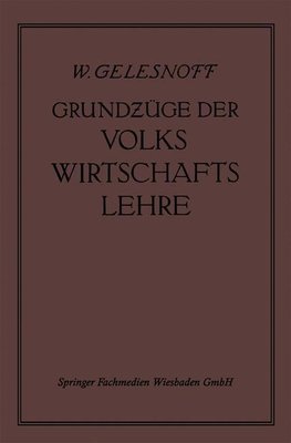 Grundzüge der Volkswirtschaftslehre