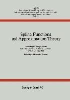 Spline Functions and Approximation Theory