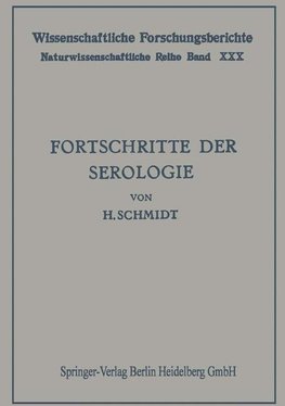 Fortschritte der Serologie