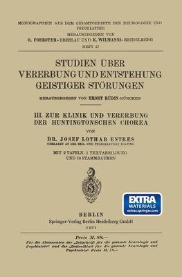 III. Zur Klinik und Vererbung der Huntingtonschen Chorea