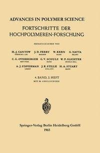 Advances in Polymer Science / Fortschritte der Hochpolymeren-Forschung