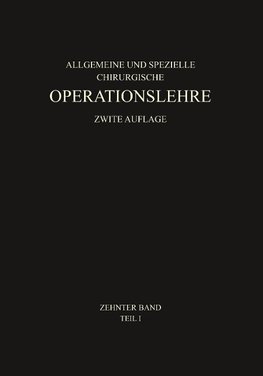 Allgemeiner Teil und die Operationen an der Oberen Extremität