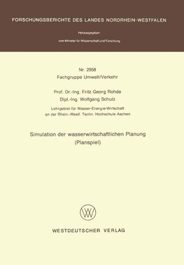 Simulation der wasserwirtschaftlichen Planung (Planspiel)