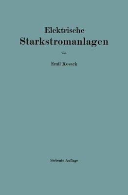 Elektrische Starkstromanlagen