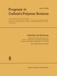 Colloids and Surfaces