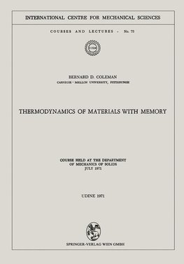 Thermodynamics of Materials with Memory