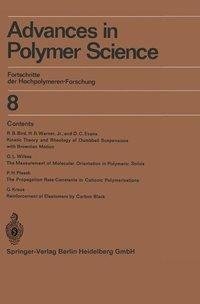 Advances in Polymer Science