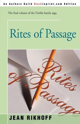 Rites of Passage