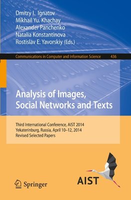 Analysis of Images, Social Networks and Texts