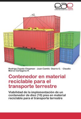 Contenedor en material reciclable para el transporte terrestre