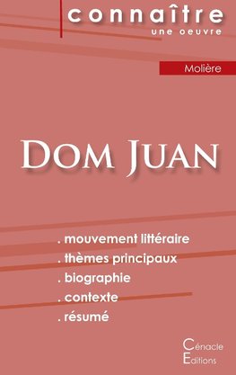 Fiche de lecture Dom Juan de Molière (analyse littéraire de référence et résumé complet)