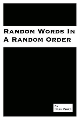 Random Words In A Random Order