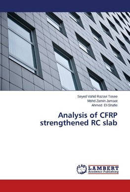 Analysis of CFRP strengthened RC slab