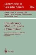 Evolutionary Multi-Criterion Optimization