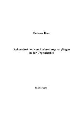 Rekonstruktion von Ausbreitungsvorgängen in der Urgeschichte