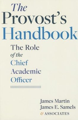 Martin, J: Provost&#8242;s Handbook - The Role of the Chief