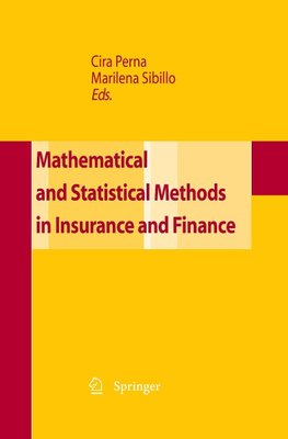 Mathematical and Statistical Methods for Insurance and Finance