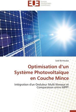 Optimisation d'un Système Photovoltaïque en Couche Mince