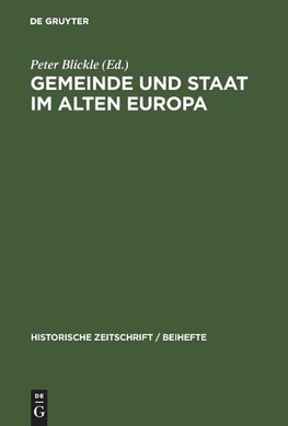 Gemeinde und Staat im Alten Europa