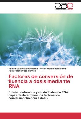 Factores de conversión de fluencia a dosis mediante RNA